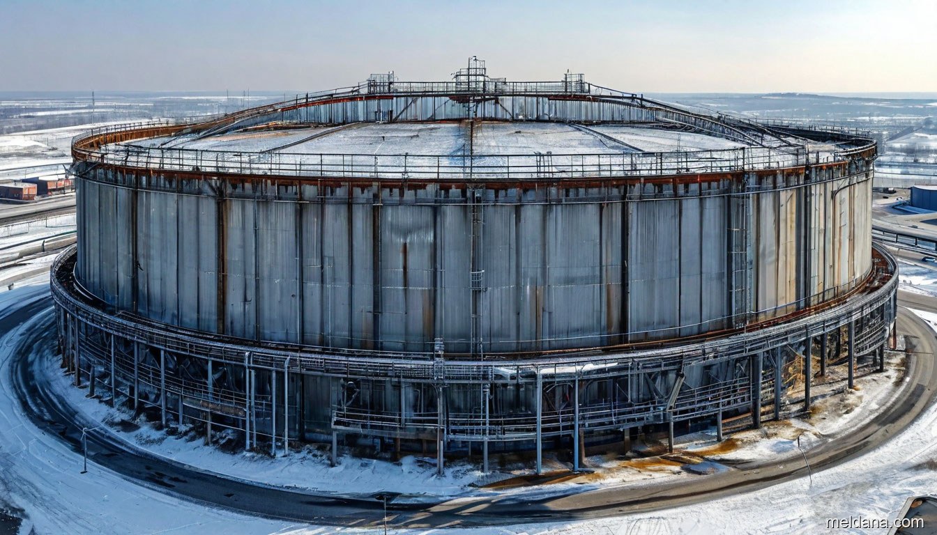 Антидроновая защита резервуара РВС-50000 Липецке — ЗОК ЗАСЛОН по СП 542
